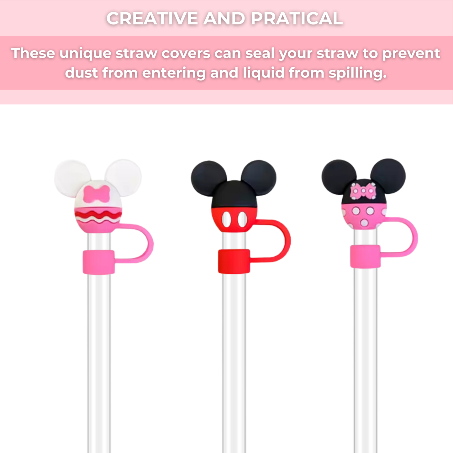 silicone straw covers