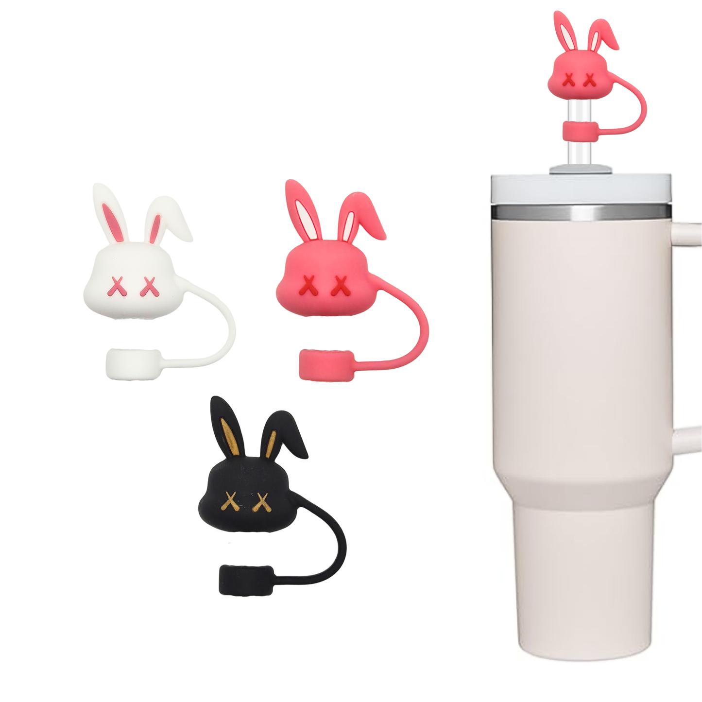 Crazy Bunny Straw Cover Set